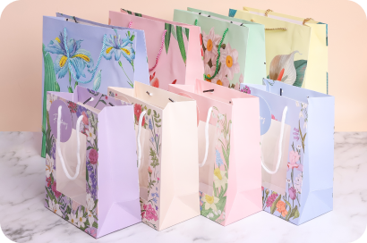 Сумочки бумажные