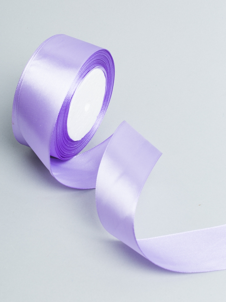 Лента атласная 40мм х 25 ярд JD сиреневый Лента атласная 40мм х 25 ярд JD сиреневый