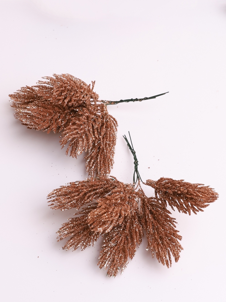 Веточки на проволоке 12шт 3х6х11см К золото Веточки на проволоке 12шт 3х6х11см К золото