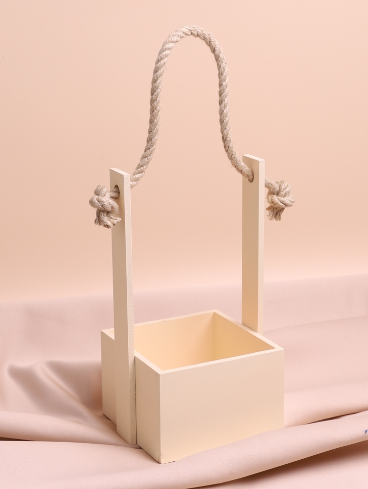 Ящик Флора H23/8,3х12,5см № 7 ванильный