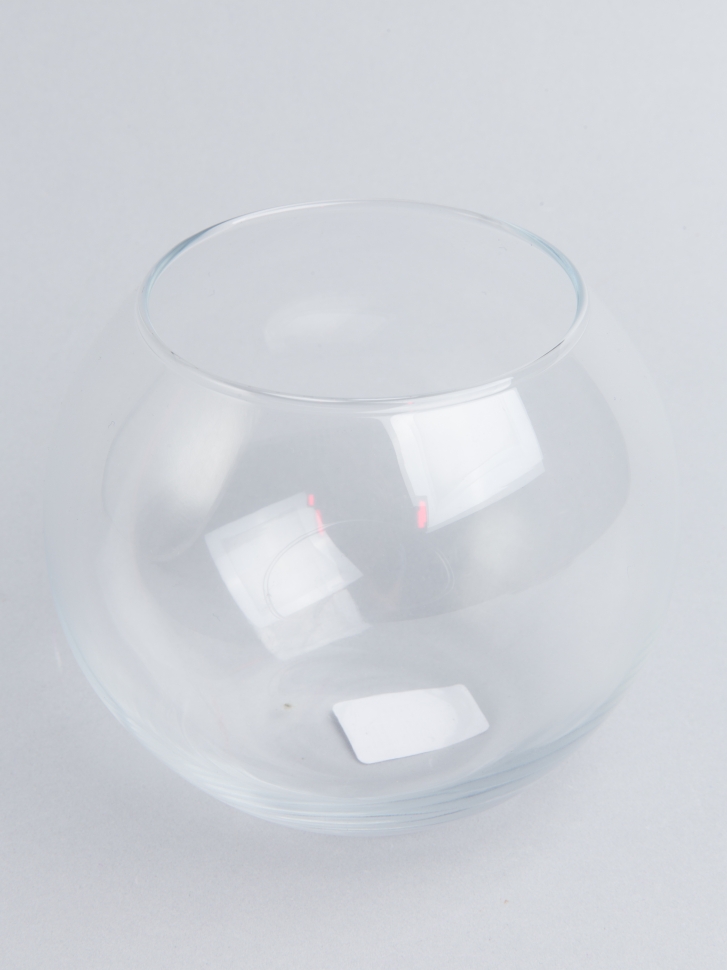 Ваза стекло Шаровая №2234 0,95л, Кюгель D12,7x11см