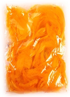 Перья цветные 9см 12гр, П желтый Перья цветные 9см 12гр, П желтый