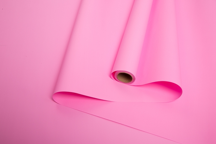 Пленка матовая Пастель 58см х 10м на втулке, розовый. Пленка матовая Пастель 58см х 10м на втулке, розовый.