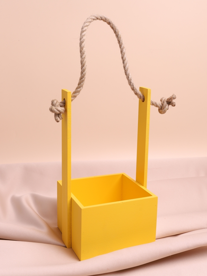 Ящик Флора H23/8,3х12,5см № 7 лимонный