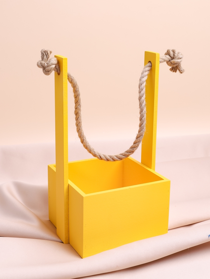 Ящик Флора H23/8,3х12,5см № 7 лимонный