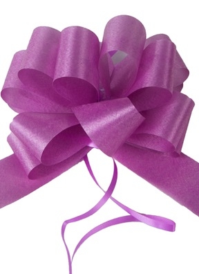 Бант шар простой 32, 10шт. сиреневый Бант шар простой 32, 10шт. сиреневый