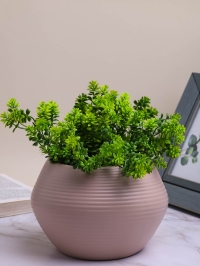 Кашпо керамика 21,2х21,2х13,3см JW06820000.21 розовый