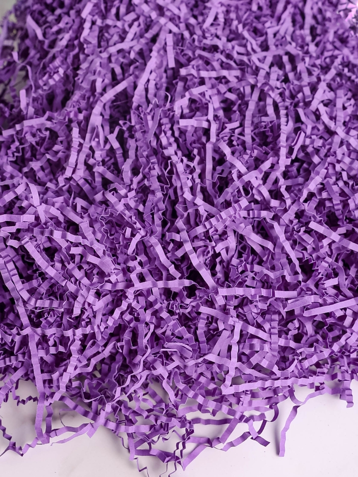 Наполнитель флористический бумажный 100г фиолетовый Наполнитель флористический бумажный 100г фиолетовый