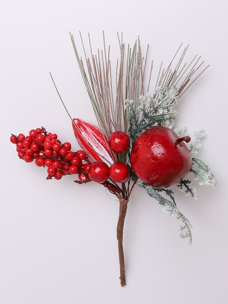 Бутоньерка Новогодняя 20см 14-18 Бутоньерка Новогодняя 20см 14-18