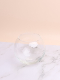 Ваза стекло Шаровая №2067 2л, D15,7x13см