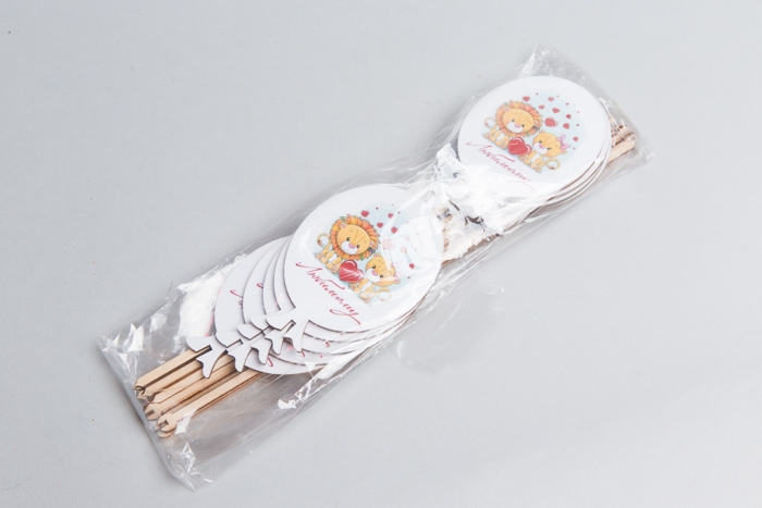 Вставка деревянная Шар 7,5х10,5см 10шт Львята Любимому! Ш22 Вставка деревянная Шар 7,5х10,5см 10шт Львята Любимому! Ш22