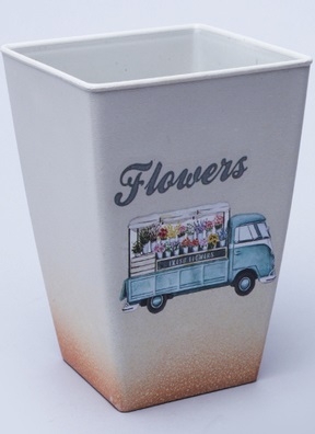 Кашпо из пластика 13х13х16см 13FG Кашпо из пластика 13х13х16см 13FG