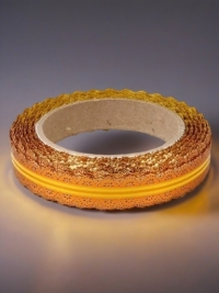 Лента кружево  2/25 РД желтая