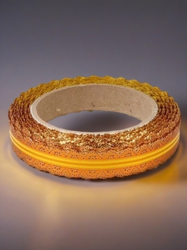 Лента кружево  2/25 РД желтая