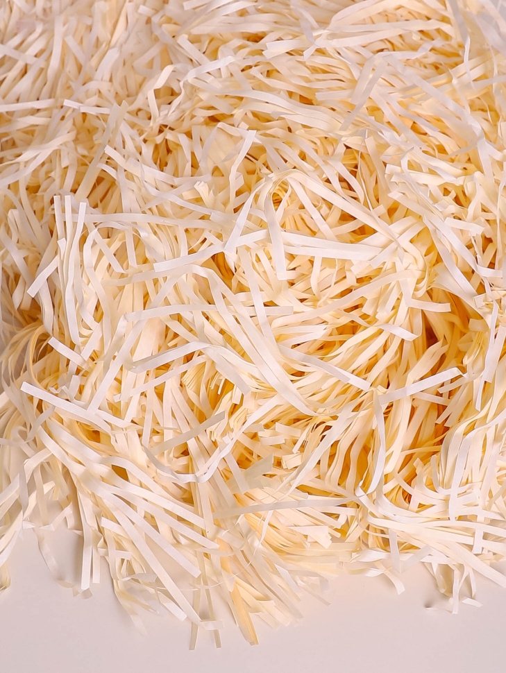 Наполнитель флористический бумажный 100г кремовый Наполнитель флористический бумажный 100г кремовый