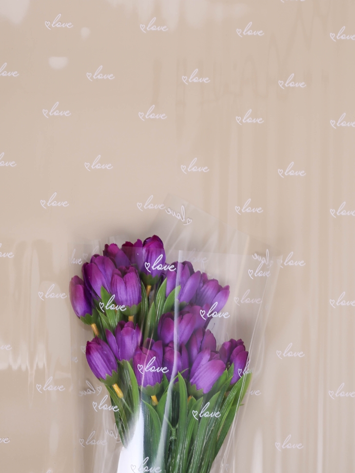 Пленка цветная Классика Love 70см белый Пленка цветная Классика Love 70см белый