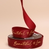 Лента атласная 25мм х 33ярд Beautiful Love красный Лента атласная 25мм х 33ярд Beautiful Love красный