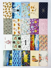 Конверт для денег  9х16см 10шт в ассортименте