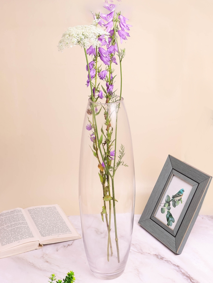 Ваза стекло h50 d13,5см К 191 Ваза стекло h50 d13,5см К 191