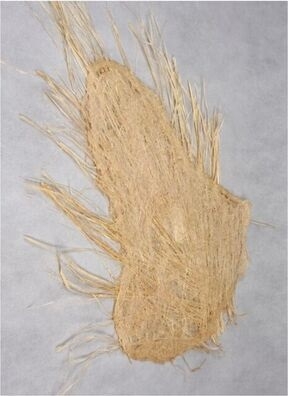 Салфетка Фигурная - мини с бахромой, лен натуральный Салфетка Фигурная - мини с бахромой, лен натуральный