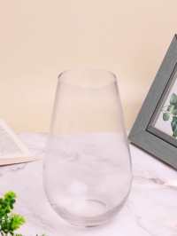 Ваза стекло h25 d15см К 196 прозрачный