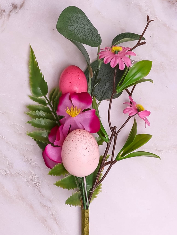 Ветка пасхальная L19 W6 H32,5 микс Ветка пасхальная L19 W6 H32,5 микс