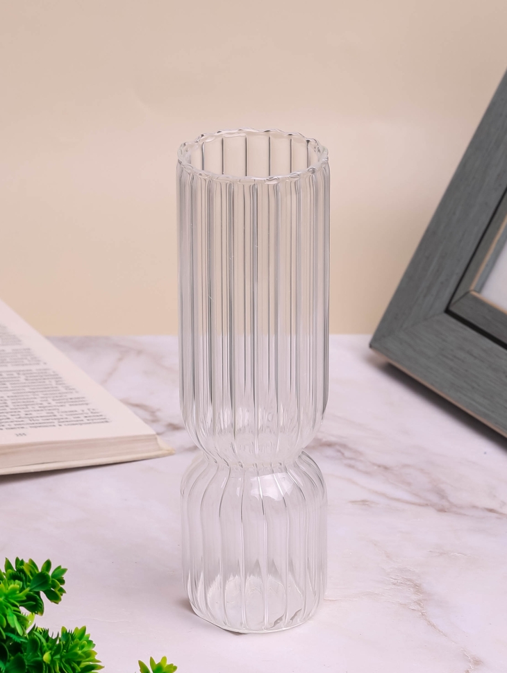 Ваза стекло Колонна h20 d6см К прозрачный Ваза стекло Колонна h20 d6см К прозрачный