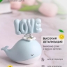 Фигурка Кит Love 7,5х5,5х8,5см 7003-1 голубой