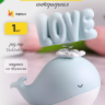 Фигурка Кит Love 7,5х5,5х8,5см 7003-1 голубой Фигурка Кит Love 7,5х5,5х8,5см 7003-1 голубой