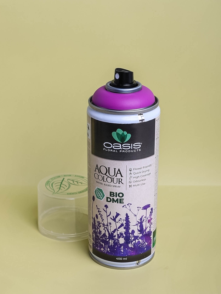 Спрей Краска Floralife 400мл Aqua фуксия