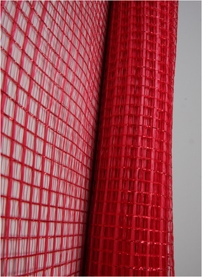 Сетка Акцент с люрексом 53см х 6м красный Сетка Акцент с люрексом 53см х 6м красный
