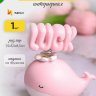 Фигурка Кит Luck 7,5х5,5х8,5см 7003-2 розовый Фигурка Кит Luck 7,5х5,5х8,5см 7003-2 розовый