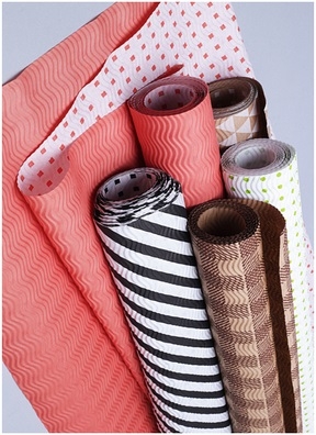 Бумага рельефная Волна 70гр 70см х 5м микс Бумага рельефная Волна 70гр 70см х 5м микс