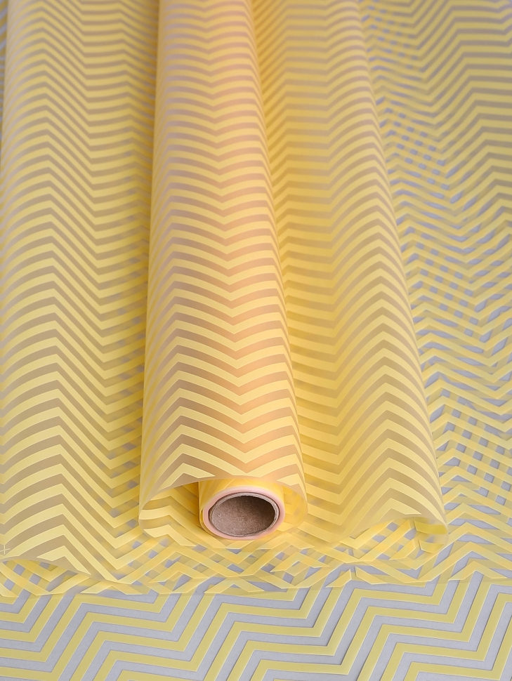 Пленка матовая Зигзаг 70см х 10м кремовый Пленка матовая Зигзаг 70см х 10м кремовый