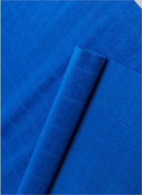 Бумага гофрированная простая, 180гр 557 васильковая Бумага гофрированная простая, 180гр 557 васильковая