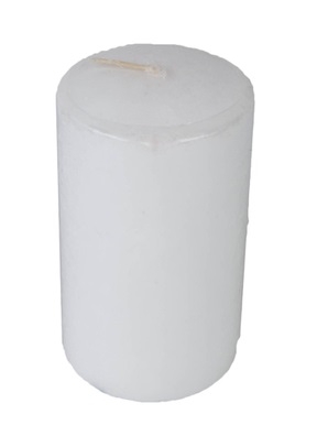 Свеча пенек d70х h100мм белая Свеча пенек d70х h100мм белая