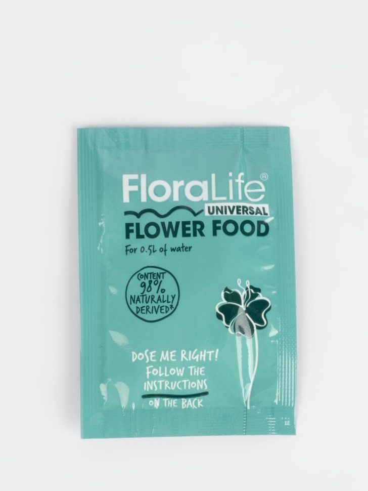 Подкормка для цветов Oasis FloraLife universal 5гр.0,5л/1000 Подкормка для цветов Oasis FloraLife universal 5гр.0,5л/1000