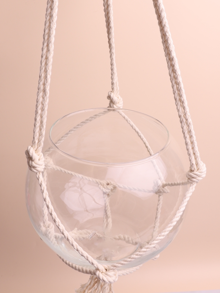 Ваза стекло Шаровая №2070-В 5л, D22,7x19,2см в сетке Ваза стекло Шаровая №2070-В 5л, D22,7x19,2см в сетке