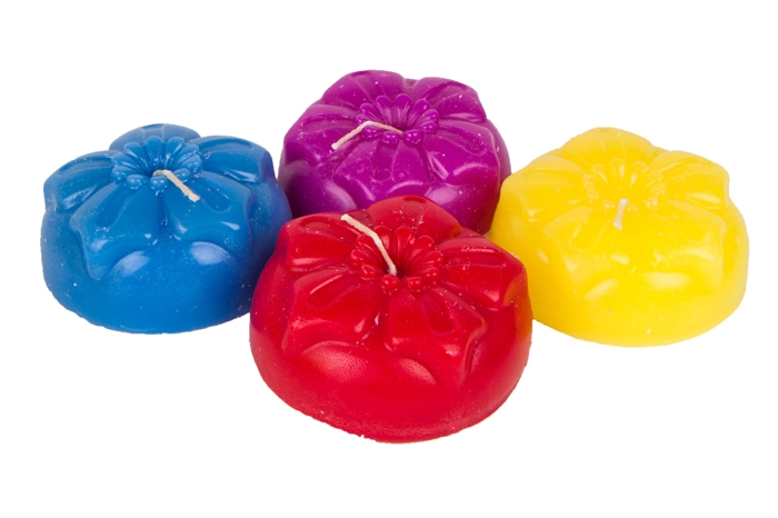 Свеча декоративная Гвоздичка микс h36мм d75мм Свеча декоративная Гвоздичка микс h36мм d75мм