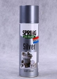 Спрей Краска SPR 300мл PRO Florist серебро