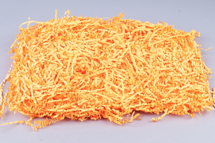 Наполнитель флористический бумажный 100г неон- оранжевый Наполнитель флористический бумажный 100г неон- оранжевый