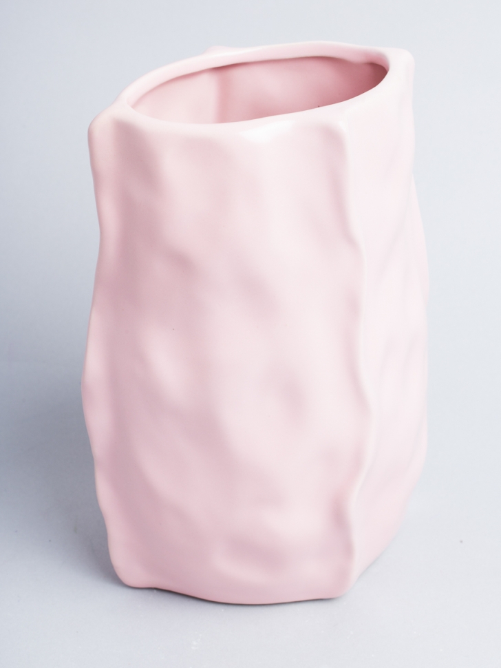 Ваза керамика 19см 533S розовый Ваза керамика 19см 533S розовый