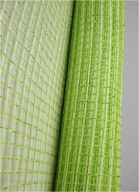 Сетка Акцент с люрексом 53см х 6м салатовый