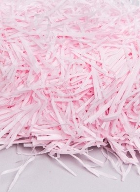 Наполнитель флористический бумажный 100г светло-розовый