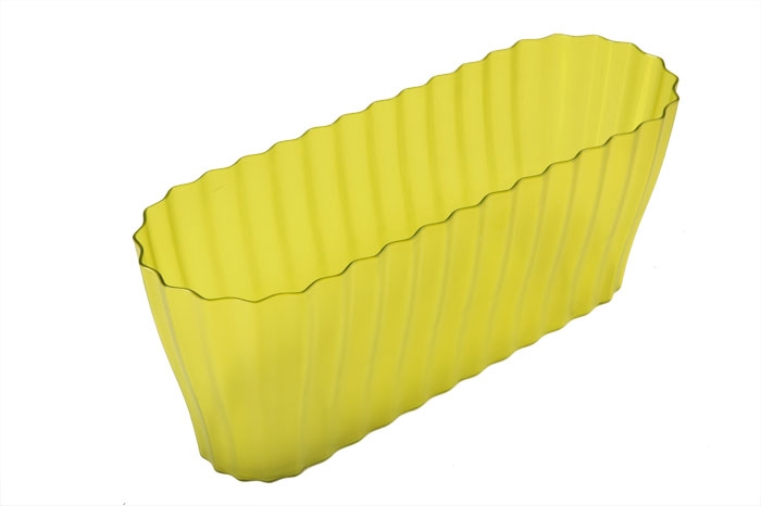 Горшок из пластика ТРИОЛА 38" 37,5х13х15,6 см зеленый Горшок из пластика ТРИОЛА 38" 37,5х13х15,6 см зеленый