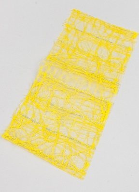 Рукав из сетки 20х40см желтый