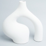 Ваза керамика 22,5х9,5х25см 4378 белый