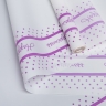 Пленка матовая Счастливый горошек 70см х 10м белый/сиреневый темный