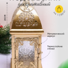 Подсвечник Фонарь металлический 10х10х20см LNWB-4 золото Подсвечник Фонарь металлический 10х10х20см LNWB-4 золото