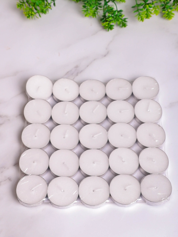 Свеча чайная D37,5мм 25шт Свеча чайная D37,5мм 25шт